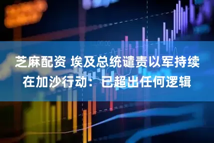 芝麻配资 埃及总统谴责以军持续在加沙行动：已超出任何逻辑